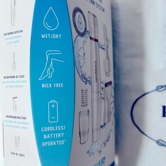 Conair All In One Facial Trim System, Conair Ladies Trimmer System - Picture 7 of 12